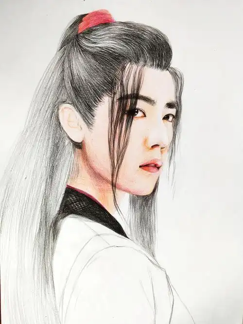 人物手绘 肖战|纯艺术|绘画|我是一只斑点 - 原创作品 - 站酷 (zcool)