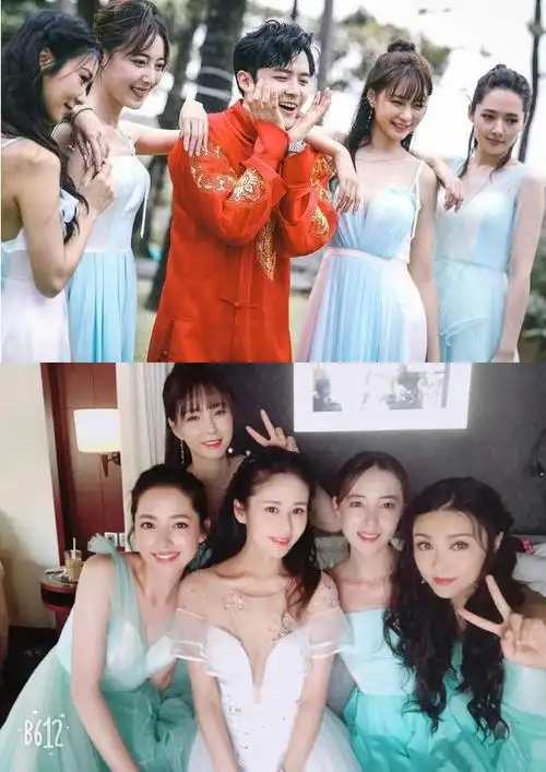 颖儿大婚除了沈梦辰抢镜,伴娘团和陈妍希张靓颖比却成最美伴娘团