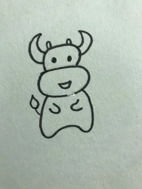 一头牛简笔画一头牛简笔画颜色