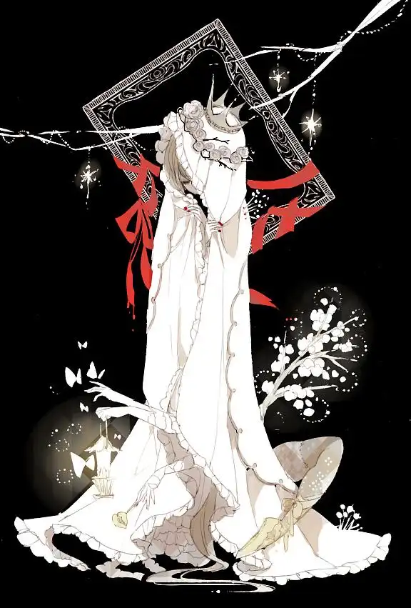 华丽绚丽的动漫美女手机壁纸