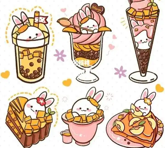 美味甜品简笔画甜品简笔画人文绘画卡通甜品图片简笔画简笔画|萌萌哒