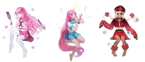 史莱姆拟人三连练习|插画|插画习作|杠铃酱 - 原创作品 - 站酷 (zcool