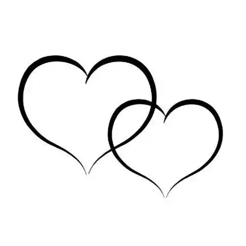 爱心简笔画 爱心简笔画漂亮可爱