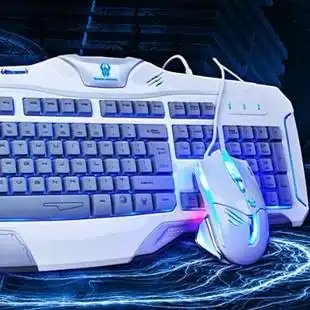 磁动力键盘牛头人酋长鼠标网吧耳机发光键盘鼠标套装魔哒蒂斯外设