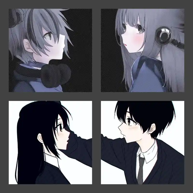 情侣头像 #动漫情头 扣1crush明晚和你表白 - 抖音