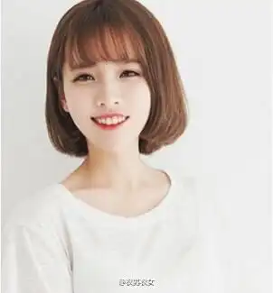 有齐刘海的女生剪什么样的短发好看?最好有图