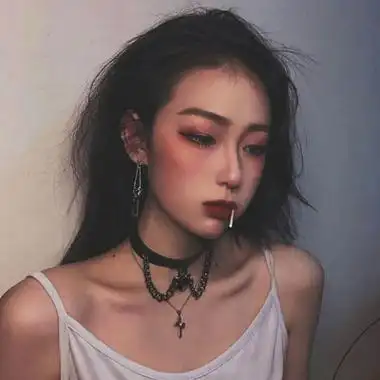 真人头像女生冷酷霸气冷艳唯美女生高清图片大全