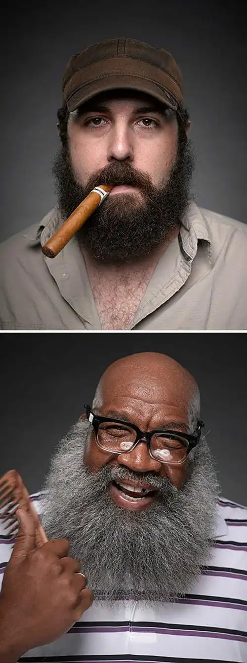 世界胡子大赛,各种造型的胡子,相当赞哦