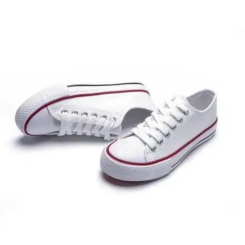 帆布鞋白底图拍摄