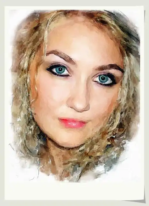 用水彩画人物肖像 就是漂亮,内含视频示范
