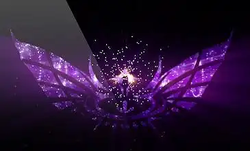 火焰粒子翅膀特效ae模板