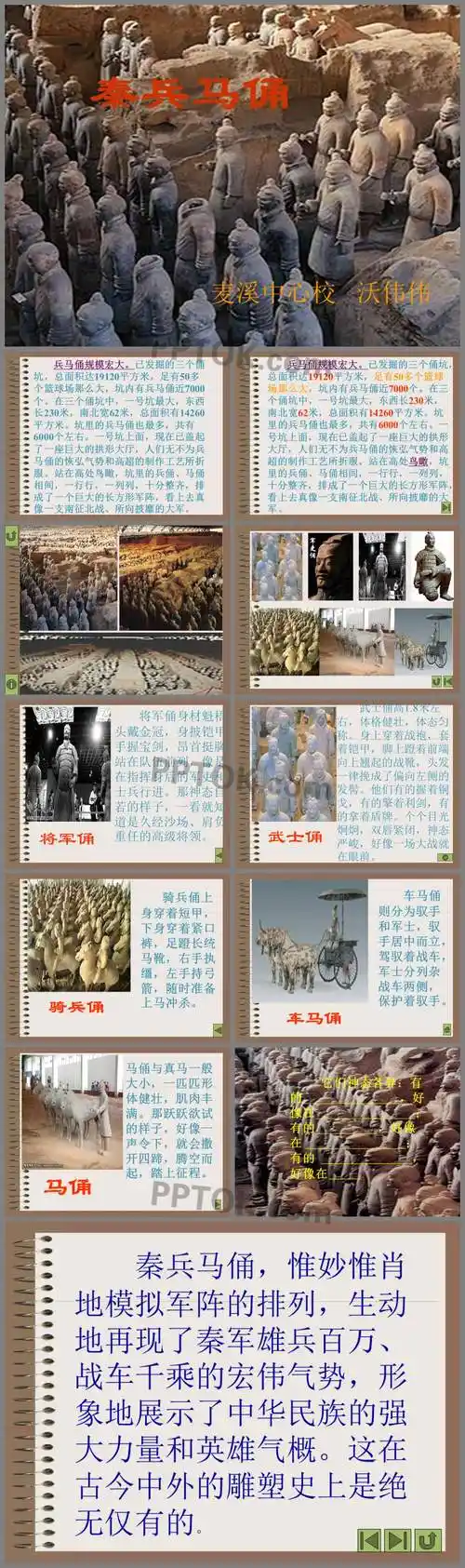 《秦兵马俑》ppt优秀版课件