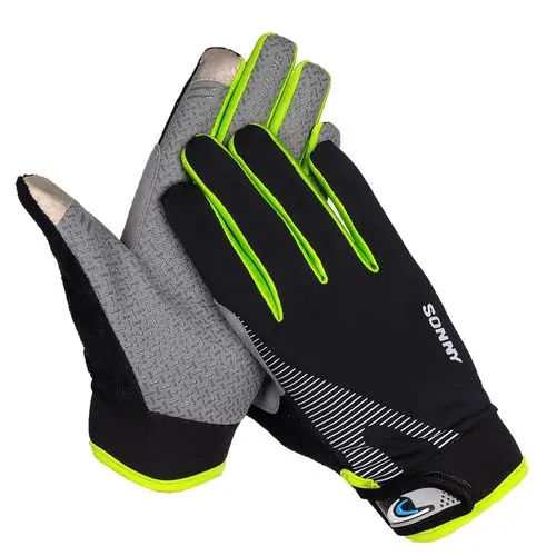 骑行手套男全指秋冬季薄款触屏运动登山防滑自行车户外跑步手套女