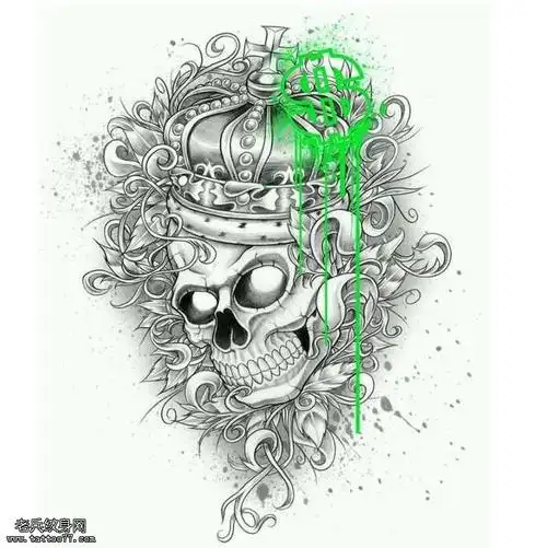 素材/手臂纹身线条手稿/纹身图案男手臂手稿/小臂纹身手稿素材图片