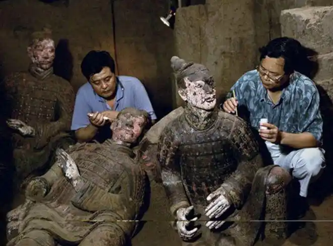 兵马俑复活事件是真是假兵马俑真的是用活人烧出来的吗