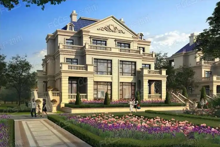 「塞纳左岸别墅沙盘图,平面图,实景图是怎么样的?」- 盐城房产超市