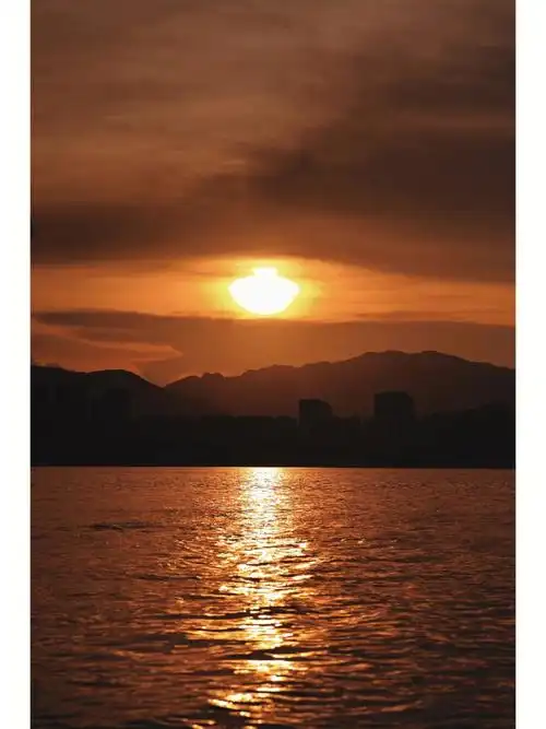 福州傍晚的黄昏真的好美