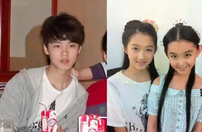 鹿晗关晓彤出道前旧照,颜值青涩俊男配靓女,难怪都成顶流明星_照片