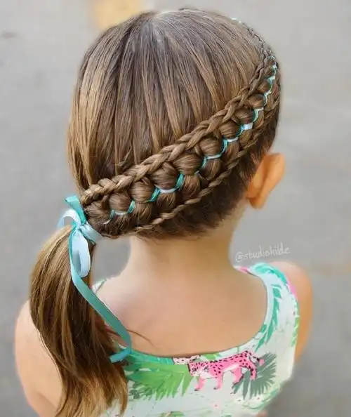 3-10岁小女孩编发 最新漂亮儿童编发_儿童发型 - 美发站