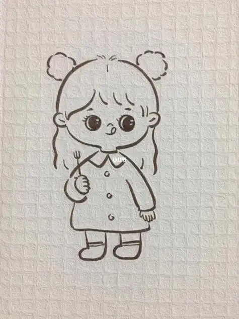 小女孩简笔画漂亮可爱小女孩简笔画漂亮可爱丸子头