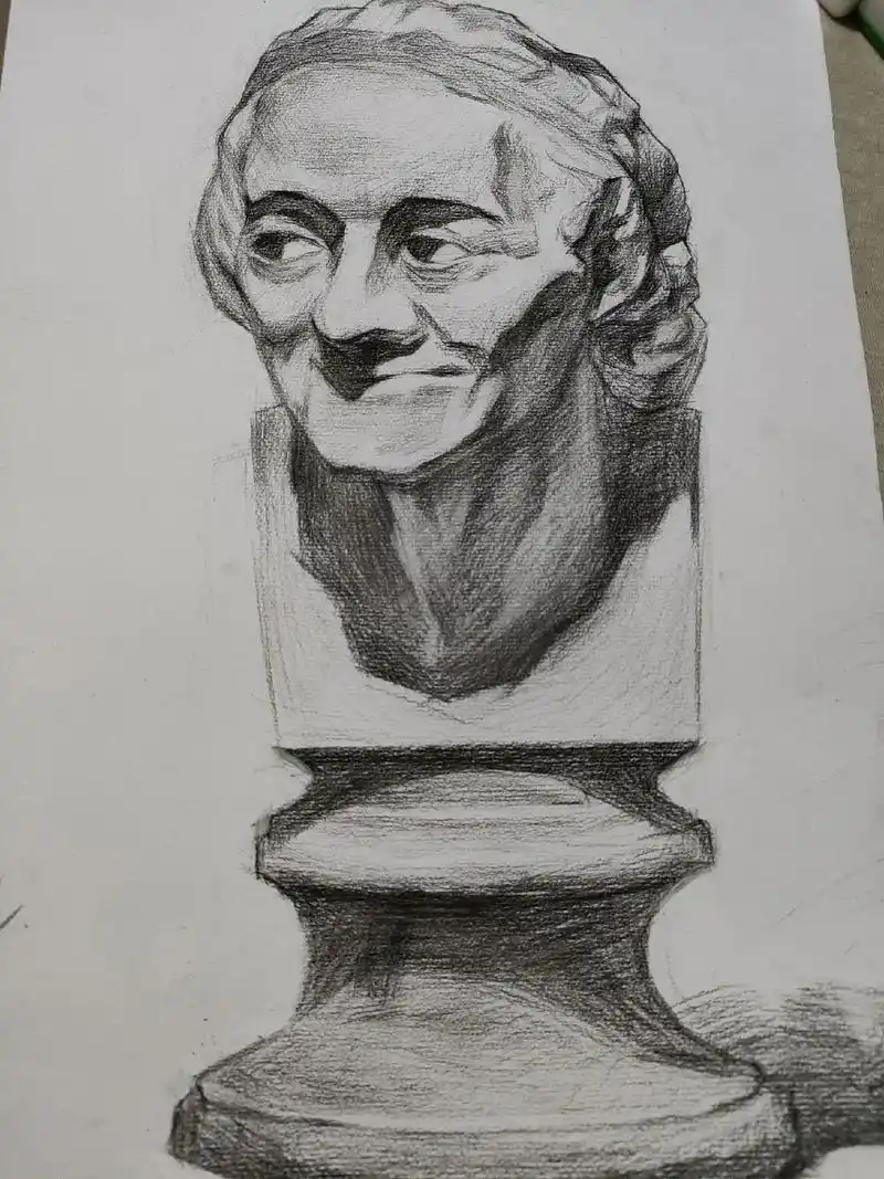 小李子素描水平见长#爱画画的孩子 - 抖音