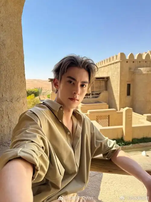 他身穿衬衫,展现出了高级感.不过,只有两张照片怎么够呢?