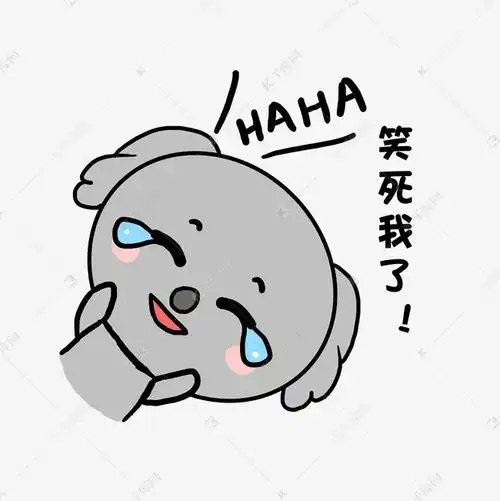 小清新动物手绘可爱考拉笑死我了