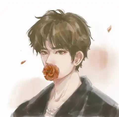 易烊千玺手绘头像搞笑