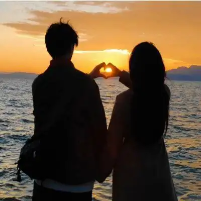 日落情头_情侣头像_我要个性网