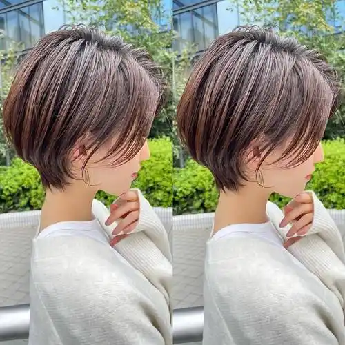 当下流行发型之美:短发带层次,蓬松且有线条感