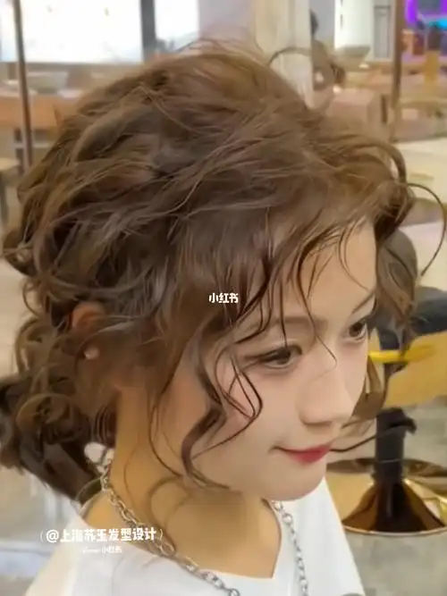 头顶塌的女生一定要烫一次法式羊毛卷真的太美了|减龄发型|发根蓬松