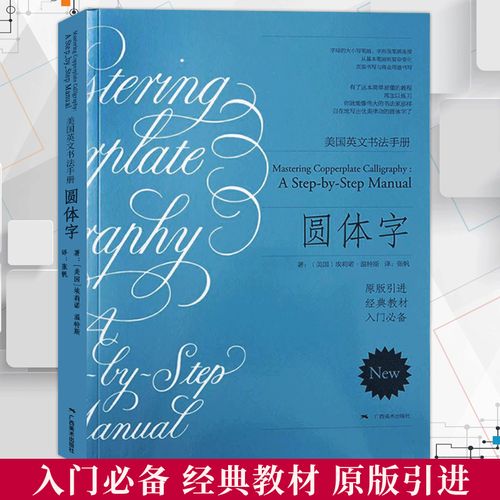 字帖初学自学英语基础指导入门教程 钢笔英语圆字体书法作品临摹教材