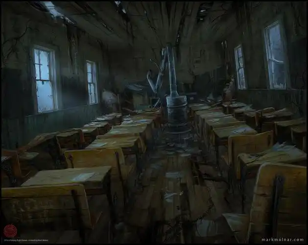 克苏鲁式恐怖插画图集