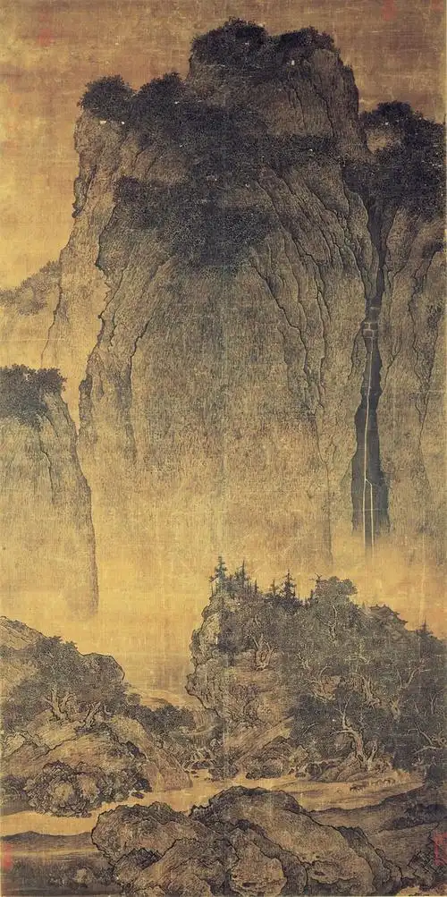 《溪山行旅图》[北宋] 范宽