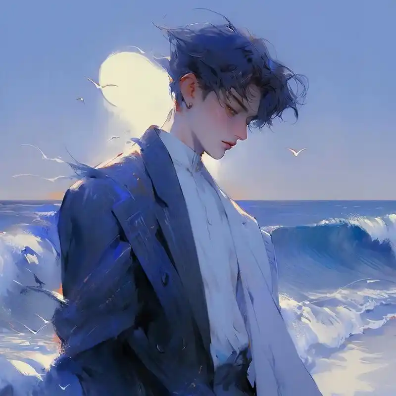 那些蓝色妖姬系列的男生头像,你最喜欢哪个?