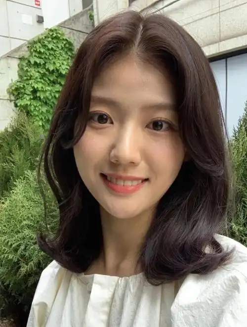 韩式短发气垫烫蓬松自然不用打理