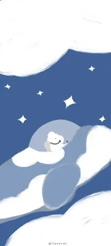 少女心壁纸/蓝色