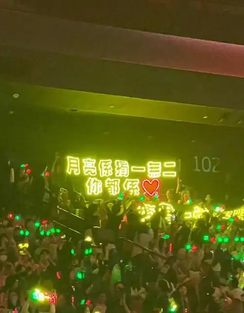 王一博尖叫之夜粉丝应援#来欣赏浪漫的灯牌,果子一出手,就知有没有