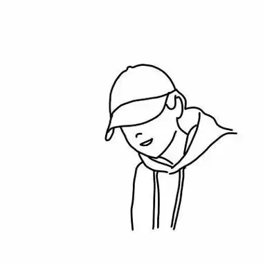 孤独一生单人男头像动漫 简笔手绘男生头像简单(7)张