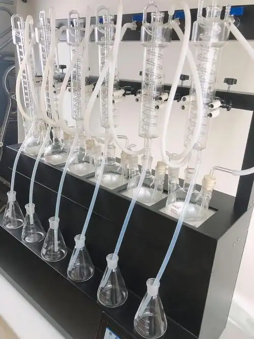 一体式水蒸气蒸馏装置yfzl6a实验室氟化物蒸馏仪