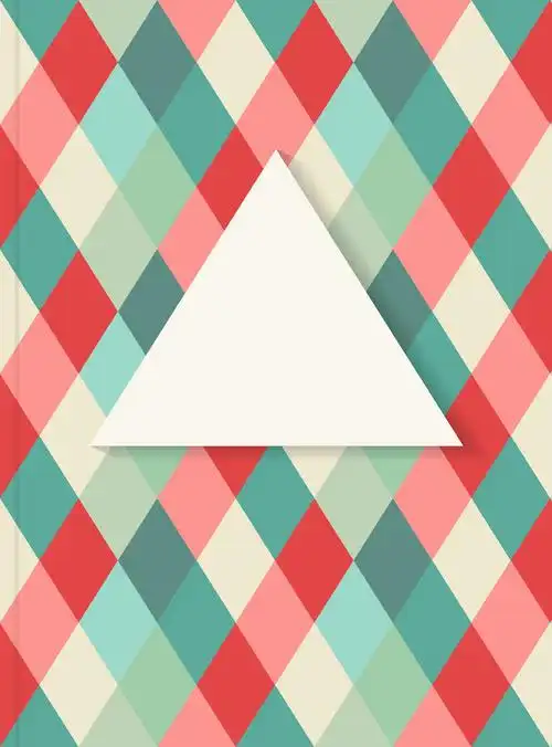 欧式时尚杂志vi手册封面设计扁平背景素材