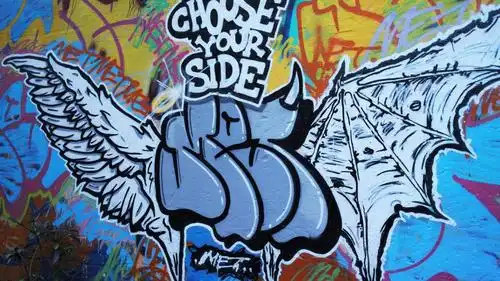 嘻哈酷炫的街头涂鸦,图片 - 真棒壁纸