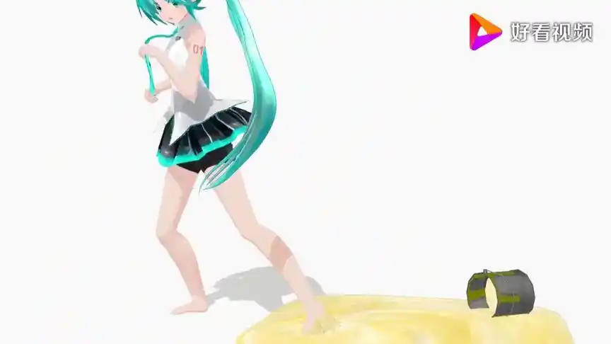 初音被胶水黏住