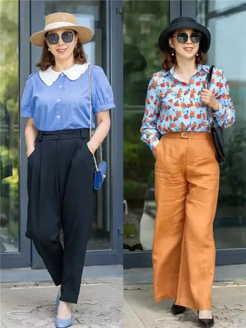 相比年轻女孩的那种俏皮和活力,中年女性往往更希望搭配的优雅和知性