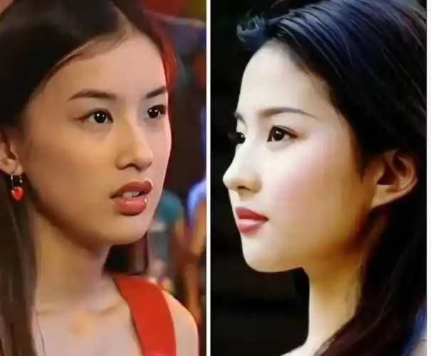 刘亦菲和黄圣依坐一起合影平分秋色,站一起合影,黄圣依被秒杀了_气质