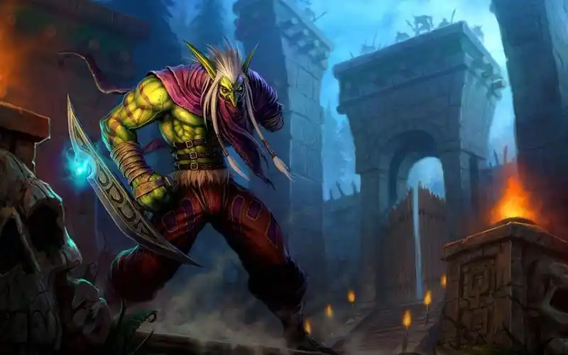 魔兽争霸3洛丹伦之战ta跟着部落打才是巨魔最明智道路可惜部落崩了