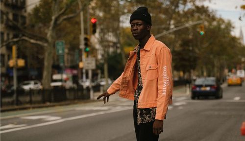 实体现货美国街头潮牌嘻哈huflennox男士条绒夹克