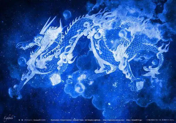 求龙在天上飞很逼真的图_百度知道