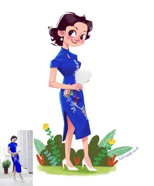 照片转欧美风卡通人物3