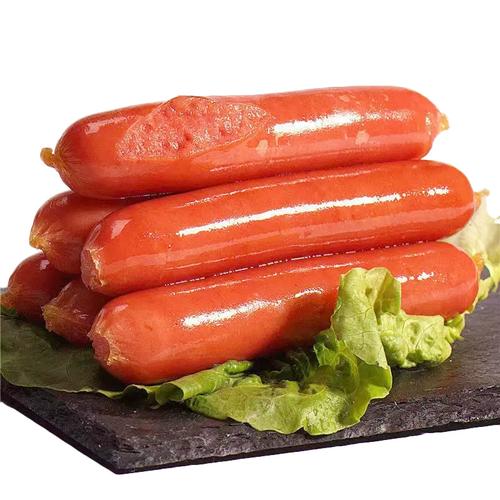 台湾热狗烤肠台式风味火腿肉肠空气炸锅手抓饼原味香肠商用批发